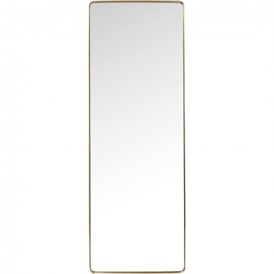 Mirror Curve Rectangular Brass 200x70cm Kare Design Mirror Curve Rectangular Brass 200x70cm Kare Design
