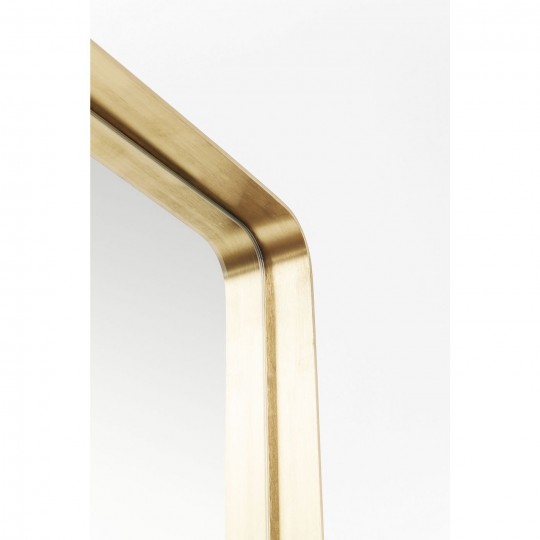 Mirror Curve Rectangular Brass 200x70cm Kare Design Mirror Curve Rectangular Brass 200x70cm Kare Design