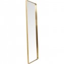 Mirror Curve Rectangular Brass 200x70cm Kare Design