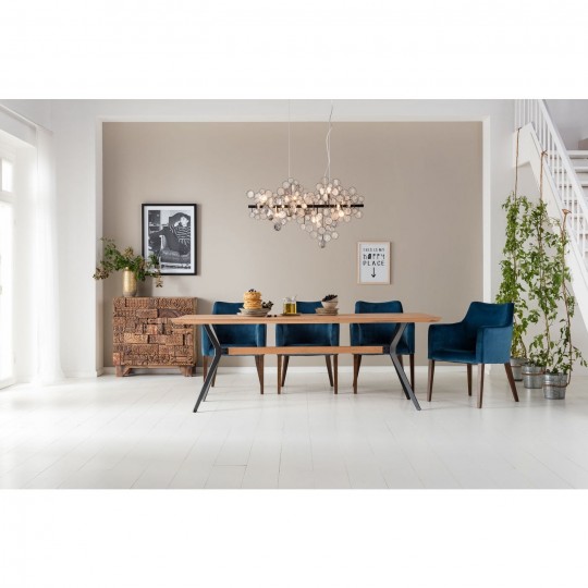 Mesa Downtown Oak 220x100cm Mesa Downtown Oak 220x100cm