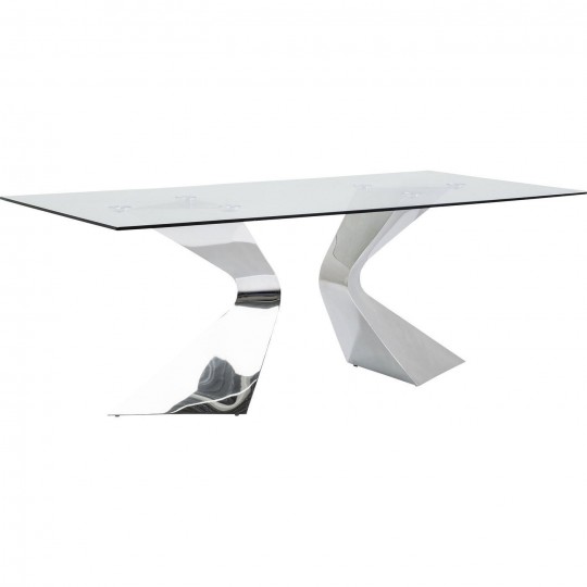 Table Gloria Chrome 200x100cm Kare Design Table Gloria Chrome 200x100cm Kare Design