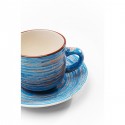 Coffee Mug Swirl Blue (2/Set) Kare Design