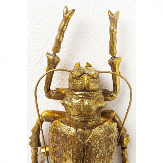 Decoração de Parede Longicorn Beetle Gold