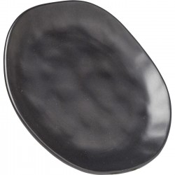 Plate Organic Black Ø20cm Kare Design