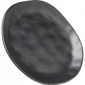 Plate Organic Black Ø20cm Kare Design