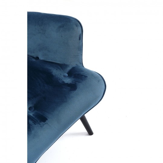 Armchair Black Vicky Velvet Bluegreen Kare Design Armchair Black Vicky Velvet Bluegreen Kare Design