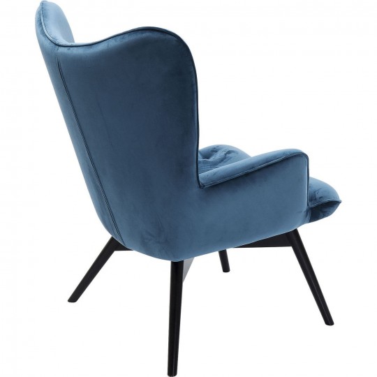 Armchair Black Vicky Velvet Bluegreen Kare Design Armchair Black Vicky Velvet Bluegreen Kare Design