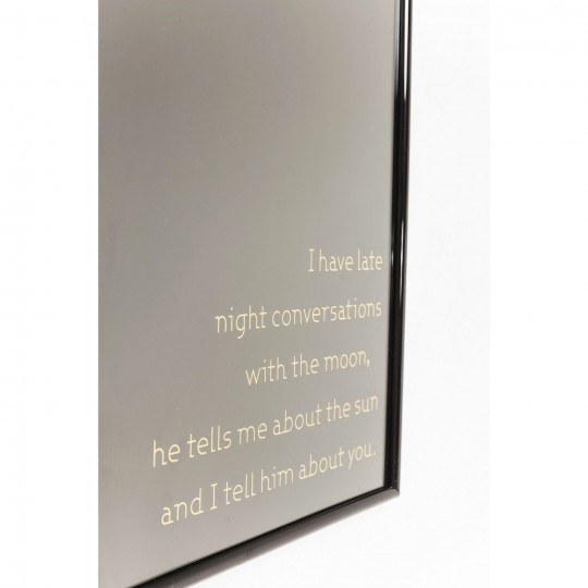 Quadro c/ moldura Moon 41x29cm