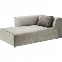 Chaise Longue Esquerda Infinity Elements Cinzenta