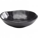 Plate Deep Organic Black Ø22cm Kare Design