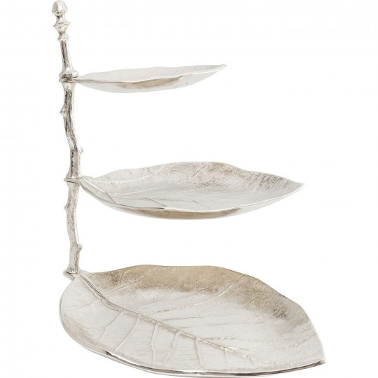 Deco Etagere Leaf Silver Kare Design