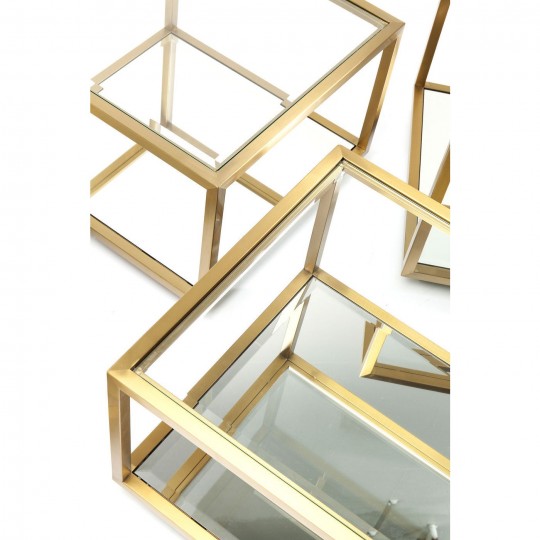 Mesa de Centro Luigi Gold (conj.4) Mesa de Centro Luigi Gold (conj.4)