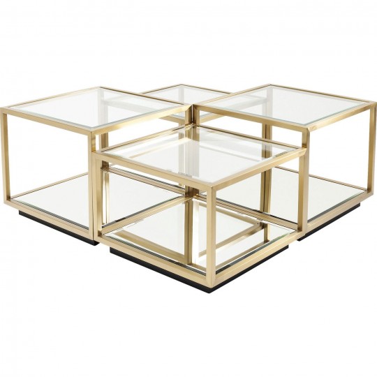 Coffee Table Luigi Gold (4/Set) Kare Design