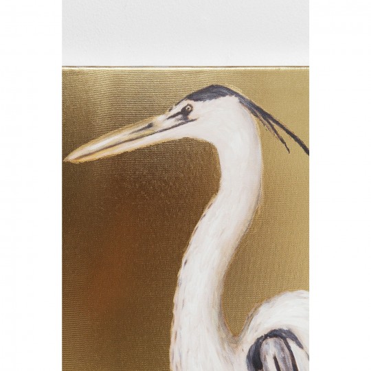 Picture Touched Heron Left 70x50cm Kare Design