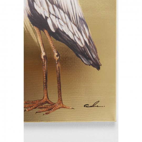 Picture Touched Heron Left 70x50cm Kare Design