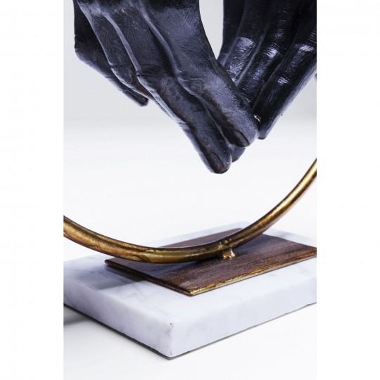 Peça Decorativa Elements Heart Hand