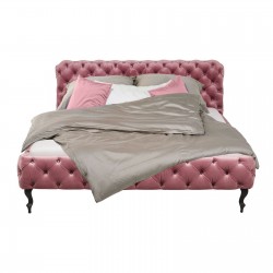 Bed Desire Velvet Mauve 180x200cm Kare Design