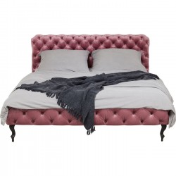 Bed Desire Velvet Mauve 160x200cm Kare Design