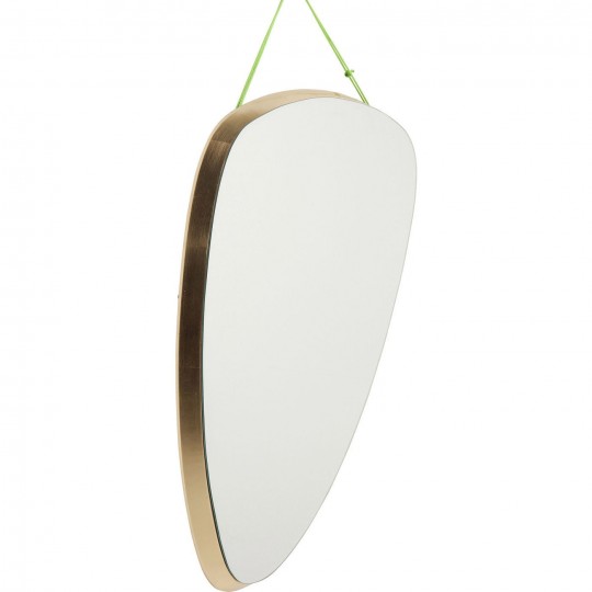 Espelho Jetset Dourado 83x56cm Espelho Jetset Dourado 83x56cm