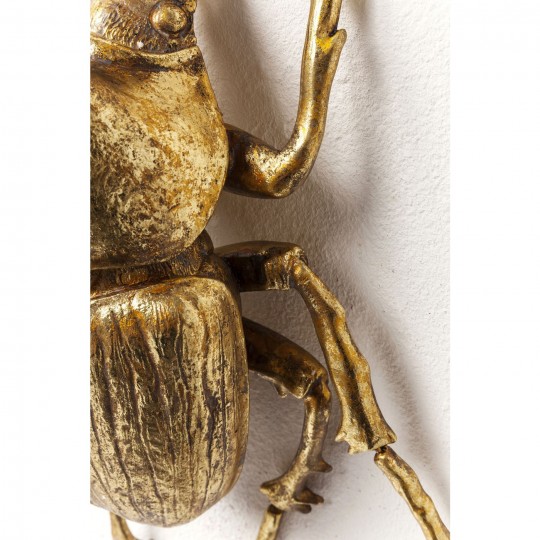 Decoração de Parede Herkules Beetle Gold