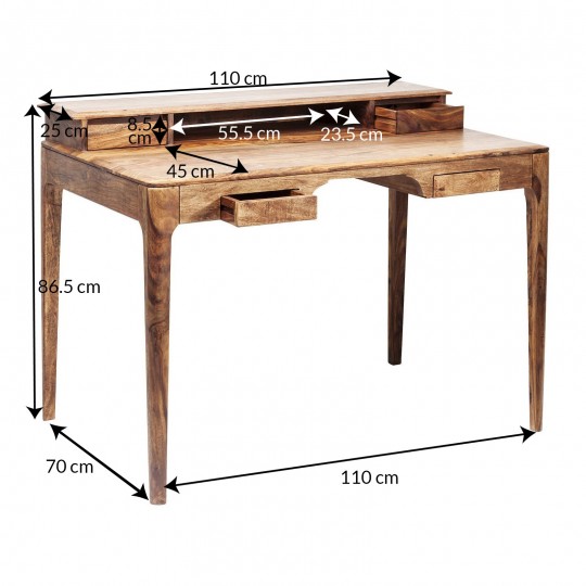 Desk Brooklyn Nature 110x70cm Kare Design Desk Brooklyn Nature 110x70cm Kare Design