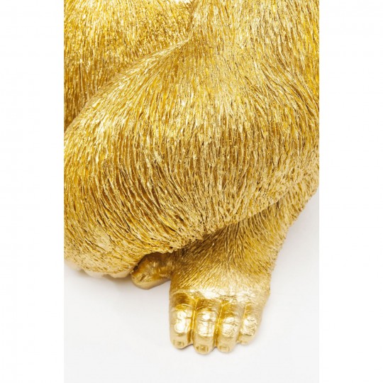 Peça Decorativa Monkey Gorilla Side XL Gold