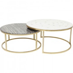 Side Table Mystic Round (2/Set) Ø90cm Kare Design