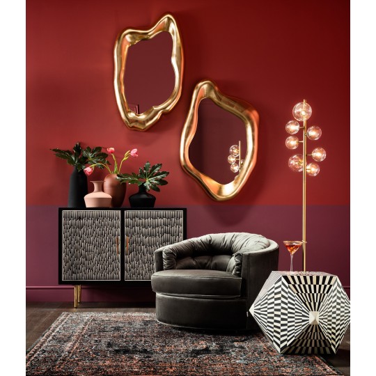 Mirror Hologram Gold 117x68cm Kare Design