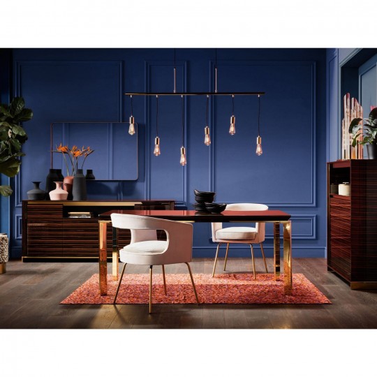 Pendant Lamp Pole Black Six Kare Design