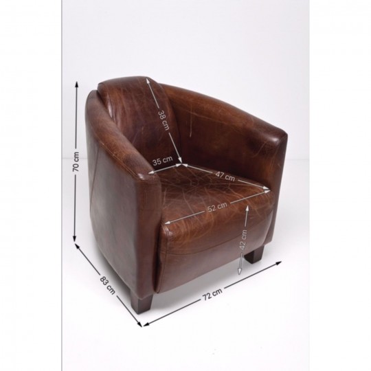 Armchair Cigar Lounge Brown Kare Design Armchair Cigar Lounge Brown Kare Design