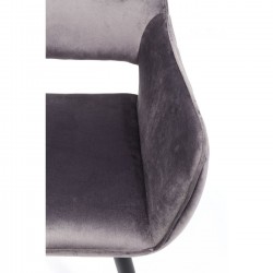 Chair with Armrest San Francisco Grey Kare Design
