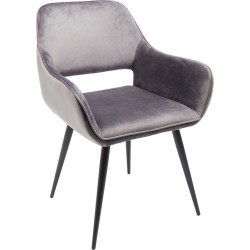 Chair with Armrest San Francisco Grey Kare Design