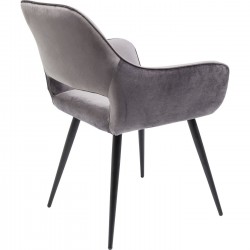 Chair with Armrest San Francisco Grey Kare Design