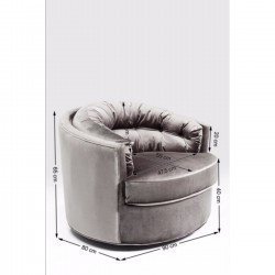 Armchair Music Hall Grey Kare Design
