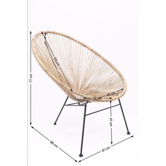 Arm Chair Spaghetti Nature Kare Design Arm Chair Spaghetti Nature Kare Design