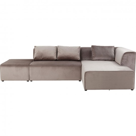 Sofa Infinity Velvet Taupe Right Kare Design Sofa Infinity Velvet Taupe Right Kare Design