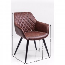 Chair with Armrest Harry Kare Design