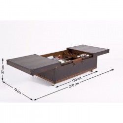 Coffee Table Bar Colonial 120x75cm Kare Design