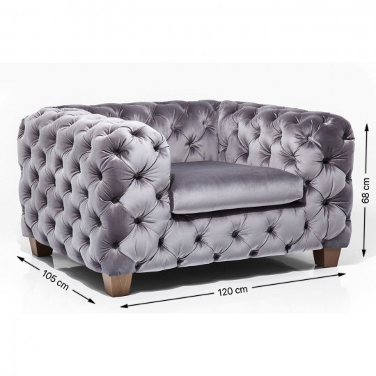 Cadeirão Desire Cinzento Cadeirão Desire Cinzento