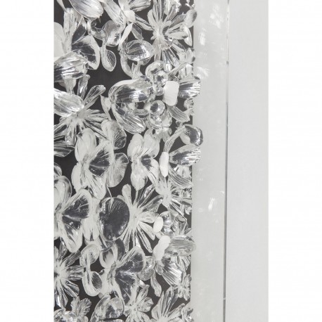 Deco Frame Silver Flower 100x100cm Kare Design Deco Frame Silver Flower 100x100cm Kare Design
