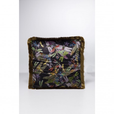 Almofada Tropical Garden Fringe 45x45cm