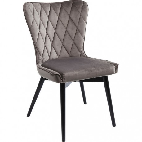 Chair Black Marshall Velvet Grey Kare Design Chair Black Marshall Velvet Grey Kare Design