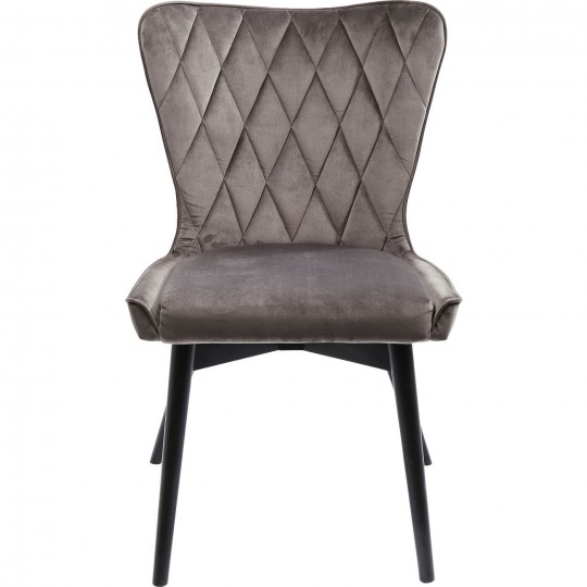 Chair Black Marshall Velvet Grey Kare Design Chair Black Marshall Velvet Grey Kare Design