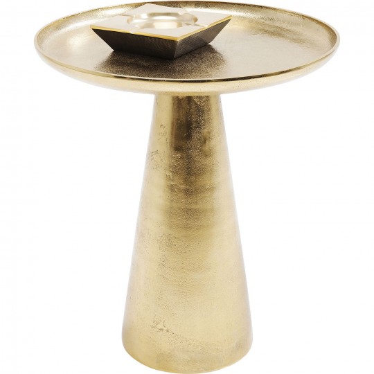 Mesa de Apoio Plateau Uno Brass Ø45cm