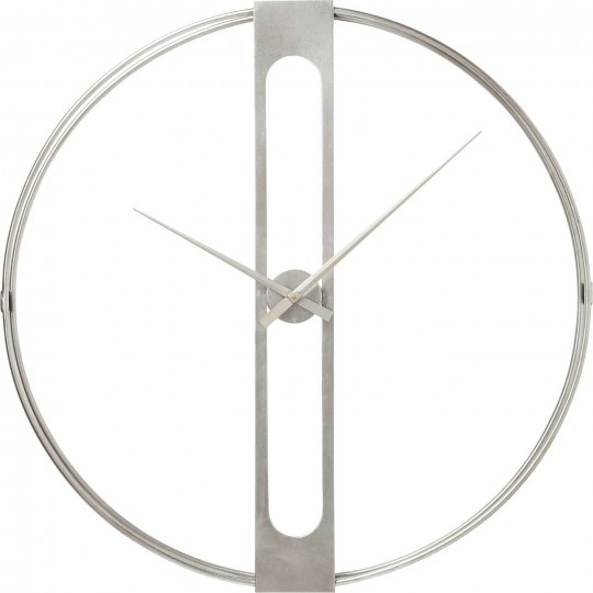 Wall Clock Clip Silver Ø60cm Kare Design Wall Clock Clip Silver Ø60cm Kare Design