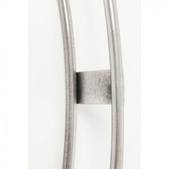 Wall Clock Clip Silver Ø60cm Kare Design Wall Clock Clip Silver Ø60cm Kare Design