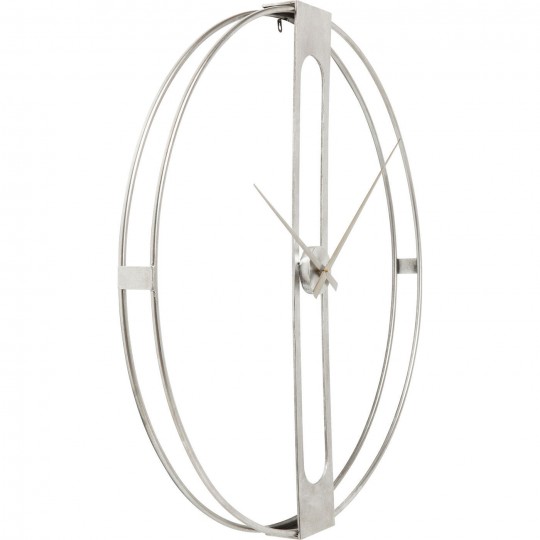 Wall Clock Clip Silver Ø60cm Kare Design Wall Clock Clip Silver Ø60cm Kare Design