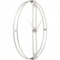 Wall Clock Clip Silver Ø60cm Kare Design