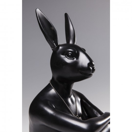 Peça Decorativa Gangster Rabbit Preto Peça Decorativa Gangster Rabbit Preto