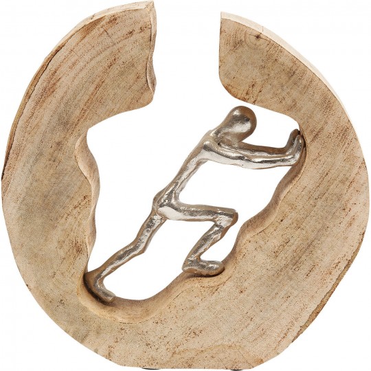 Deco Object Man In Log Kare Design